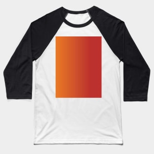 Brilliant Colors: Orange Transforms to Red Baseball T-Shirt